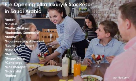 Pre Opening Ultra Luxury 5 Star Resort Jobs Saudi Arabia