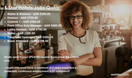 5 Star Hotels Jobs Qatar