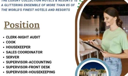 The Luxury Collection Hotels & Resorts’ Jobs France