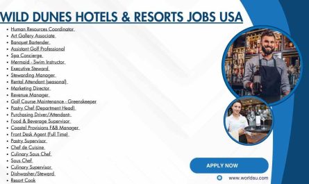 Wild Dunes Hotels & Resorts Jobs USA