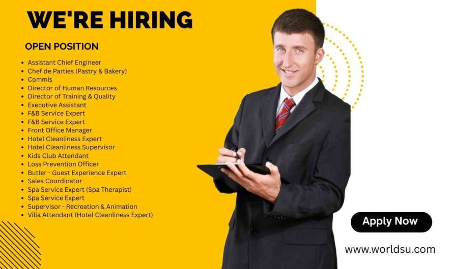 JW Marriott Hotel & Resort Jobs Maldives