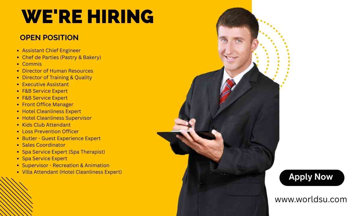 JW Marriott Hotel & Resort Jobs Maldives